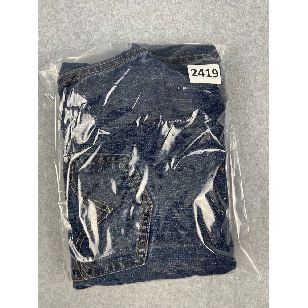 Levi's 505 Jeans Mens 29 Blue Regular Fit Western Rancher Cowboy Dark Wash 29x32 - Picture 13 of 13